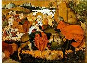 Jorg Breu the Elder Flucht nach Agypten Spain oil painting artist